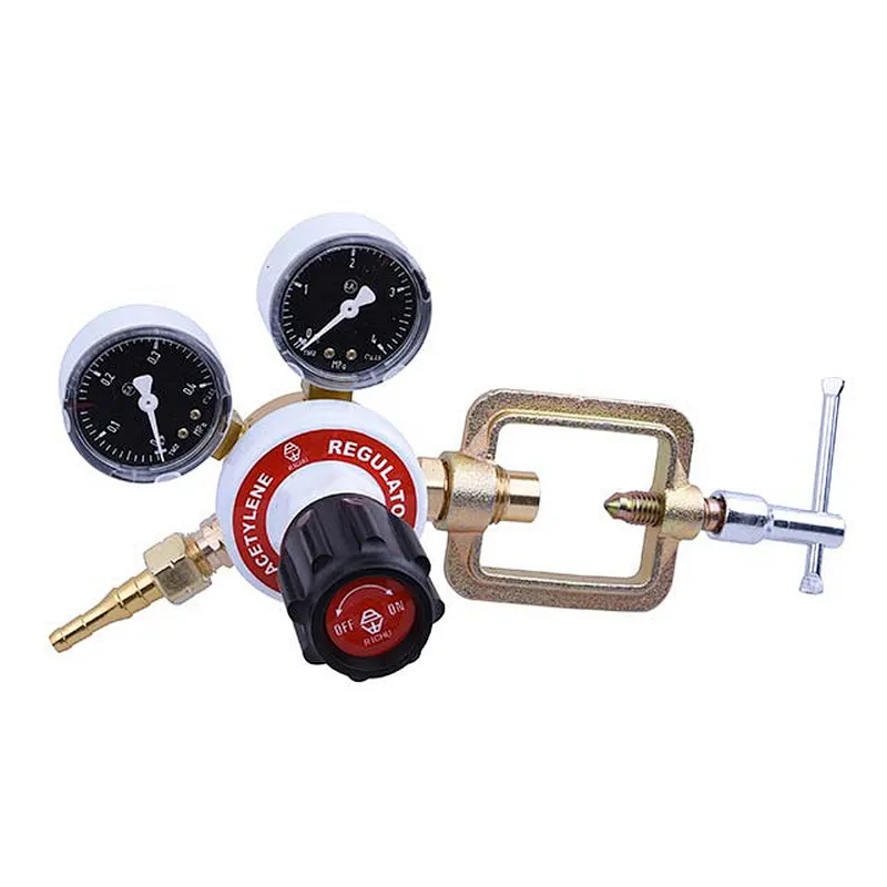 RICHU Russian Type Oxygen Acetylene LPG Gas Cylinder Regulator With Aluminum Body