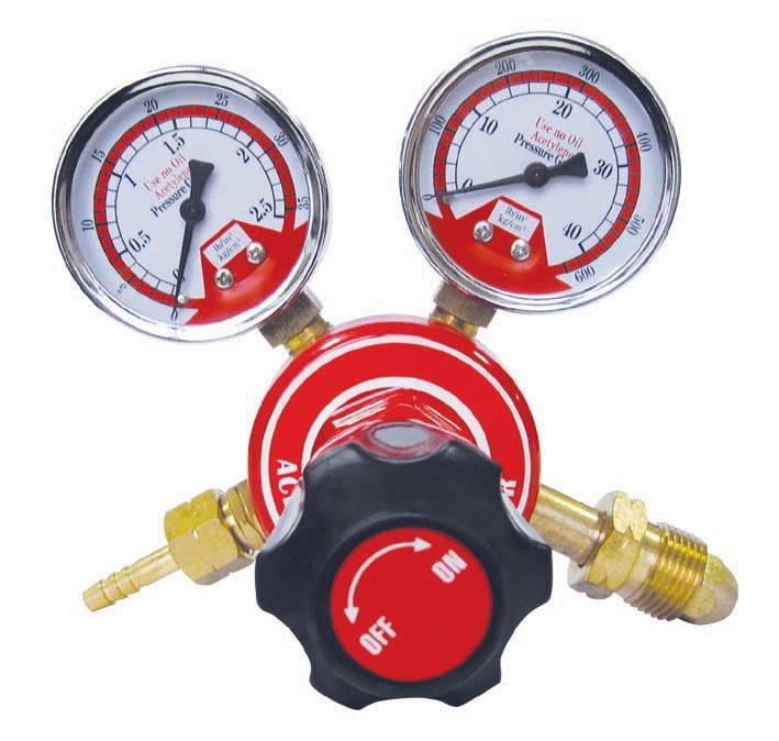 Acetylene Regulator With 2 Gauges Reducer