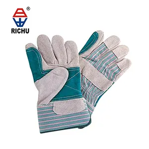 10.5 inch cowhide leather welding work gloves