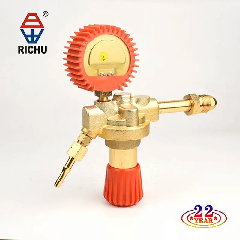 European Type Propane Pressure Regulator With Single Gauge For Welding Purpose With CE 07L Series