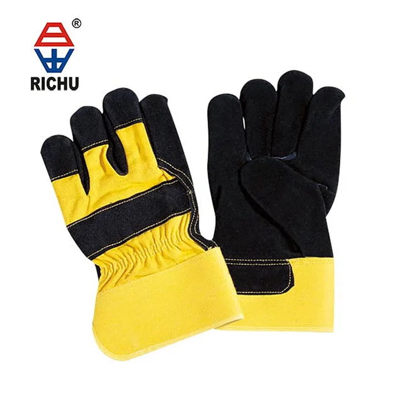 10.5 inch cowhide leather welding work gloves