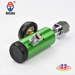 American Type Regulator De Oxgeno Medical Oxygen Pressure Click Regulator CGA 870