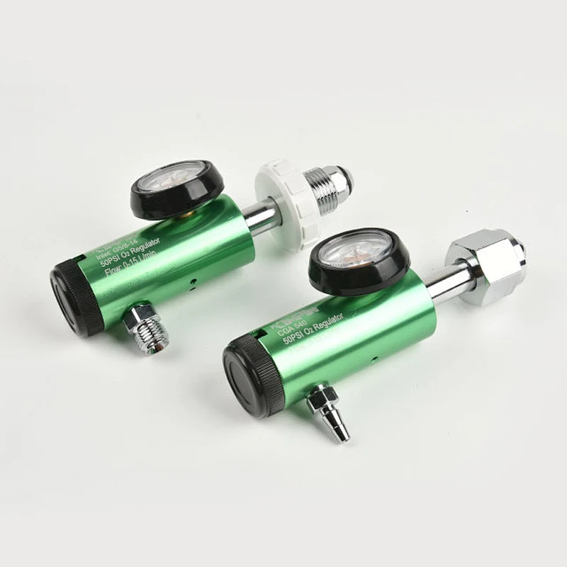 YR-108-G5/8 Medical Oxygen Regulator Click Style G5/8 Connection 15LPM Gas Reducer
