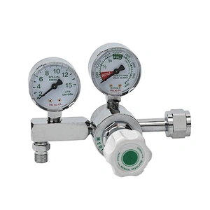Medical CGA540 Oxygen Regulator With Flow gauge  Used Cylinder For Hospital