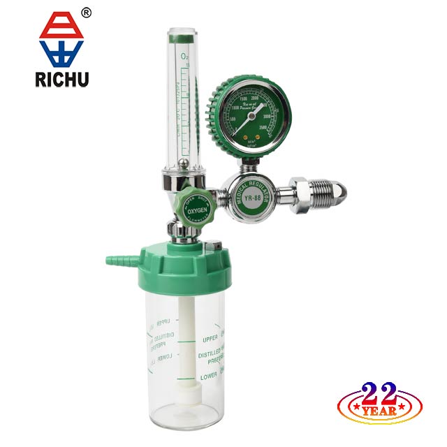Hospital Buoy Type Medical Oxygen Regulator with Humidifier and Flow Meter