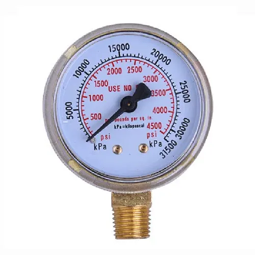 High quality face bourdon tube oil or dry air  pressure gauge manometer U-Y50