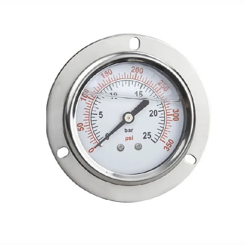 Stainless Steel Clamp Type Diaphragm Pressure Gauge For Sanitary Industry