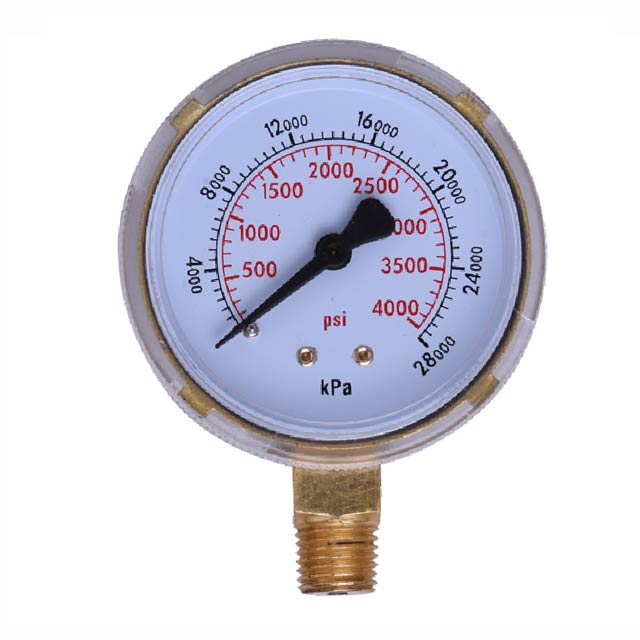 High pressure gauge with brass pressure gauge U-Y63