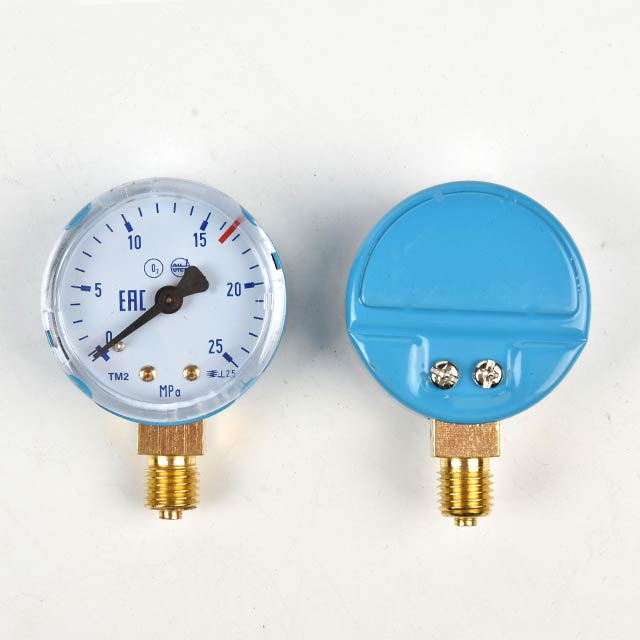 Bourdon Oxygen Pressure Gauge For Russia Style