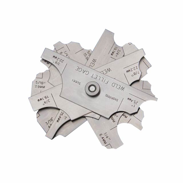 Stainless Welding Fillet Gauge high precision inspection gauge