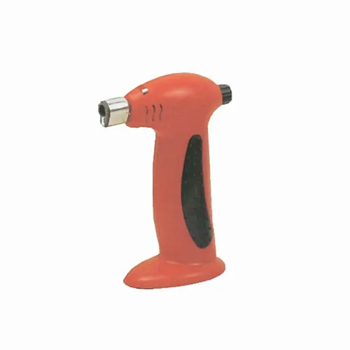 Big customized logo camping fire refillable butane gas refill color flame BBQ micro torch lighter