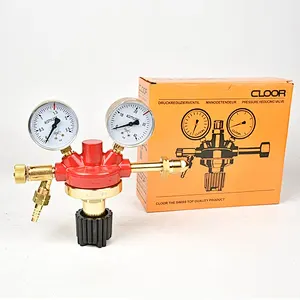 Brass Body GLOOR Type Acetylene Gas Regulator 200Bar
