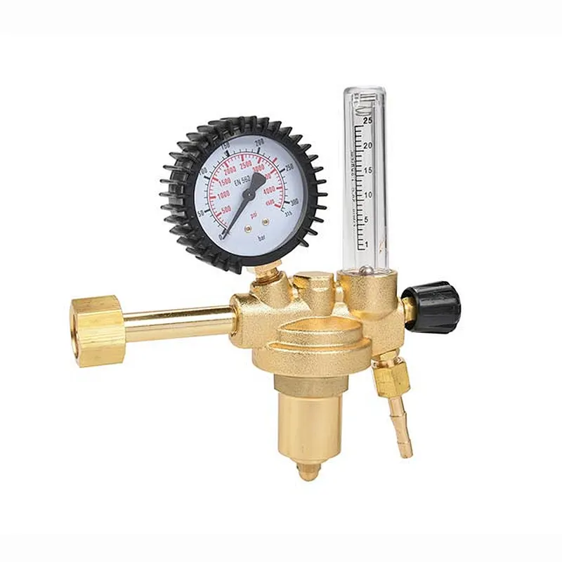 Italy Type Full Brass Pressure Reducers Regulator With CE For Use With Industrial Gases 07 Series