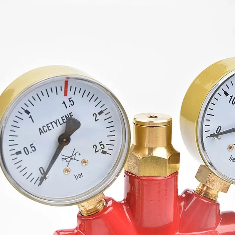Brass Body GLOOR Type Acetylene Gas Regulator 200Bar