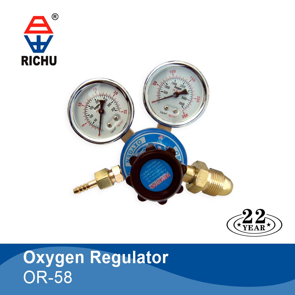 RICHU Economic Oxygen Regulator Aluminum Body