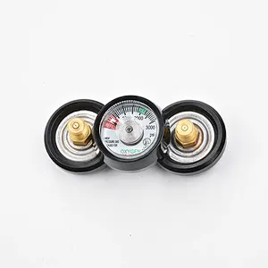 UL Listed 1.5 Inch High Pressure Gas Gauge For Oxygen