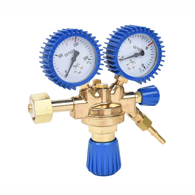 Italy Type Full Brass Pressure Reducers Regulator With CE For Use With Industrial Gases 07 Series