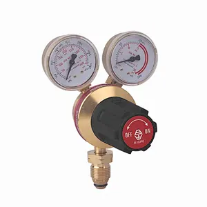 Europe Type Brass+Aluminum Welding Regulator For Acetylene Pressure Gauges