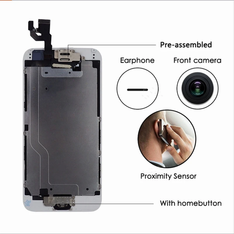 LCD For iPhone 6 Plus Display No Dead Pixel With 3D Touch Screen Assembly Replacement For iPhone 6s