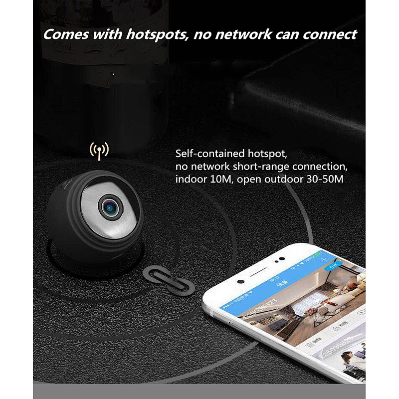 Amazon Best Seller Wireless HD 720 1080  Cam Small Mini WiFi Camera