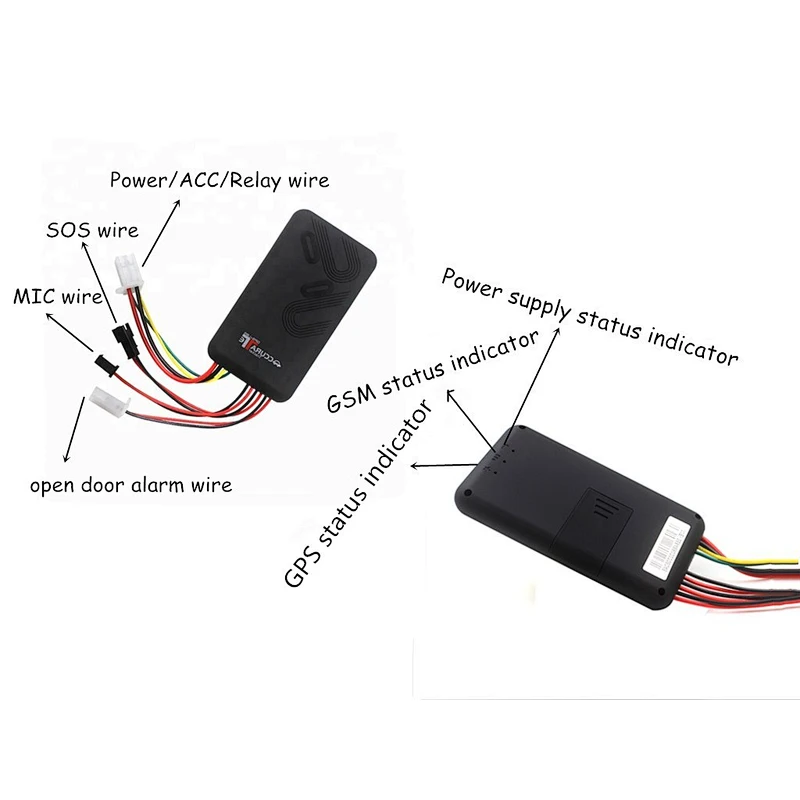 Good price high quality real time vehicle gps tracker Motorbike  anti-jamming  tracking device  GT06 gps tracker