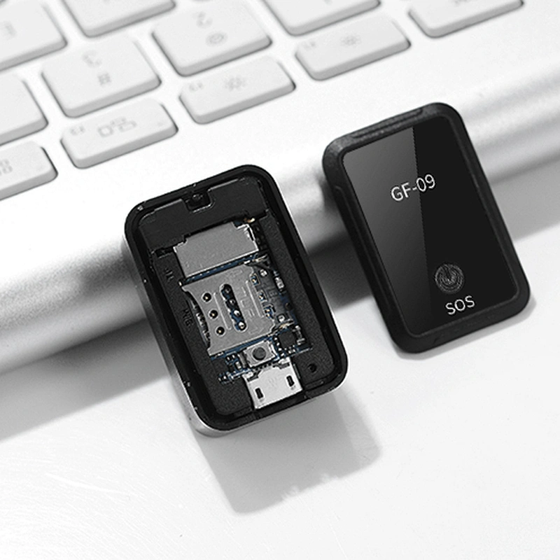 Multiple Power Saving Modes GPS Tracker Device The Smallest Real Time  Mini GPS Tracker GF-09