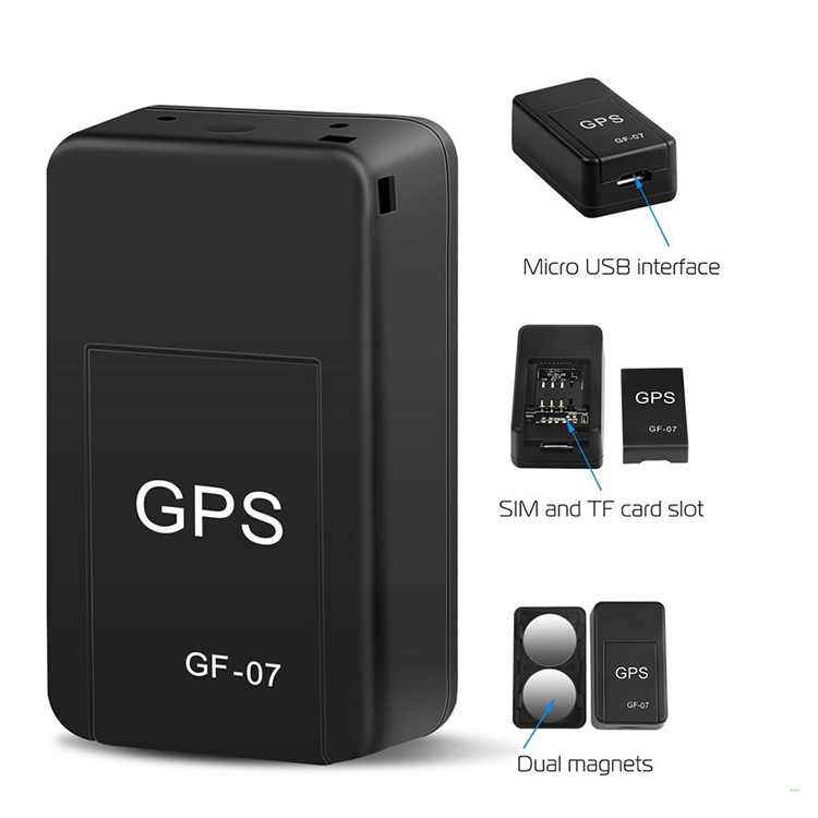Amazon Hot Selling GPS Mini Tracker Anti Theft Real Time Mini GPS GF07 For Kids Hidden Voice Recorder GPS Tracker