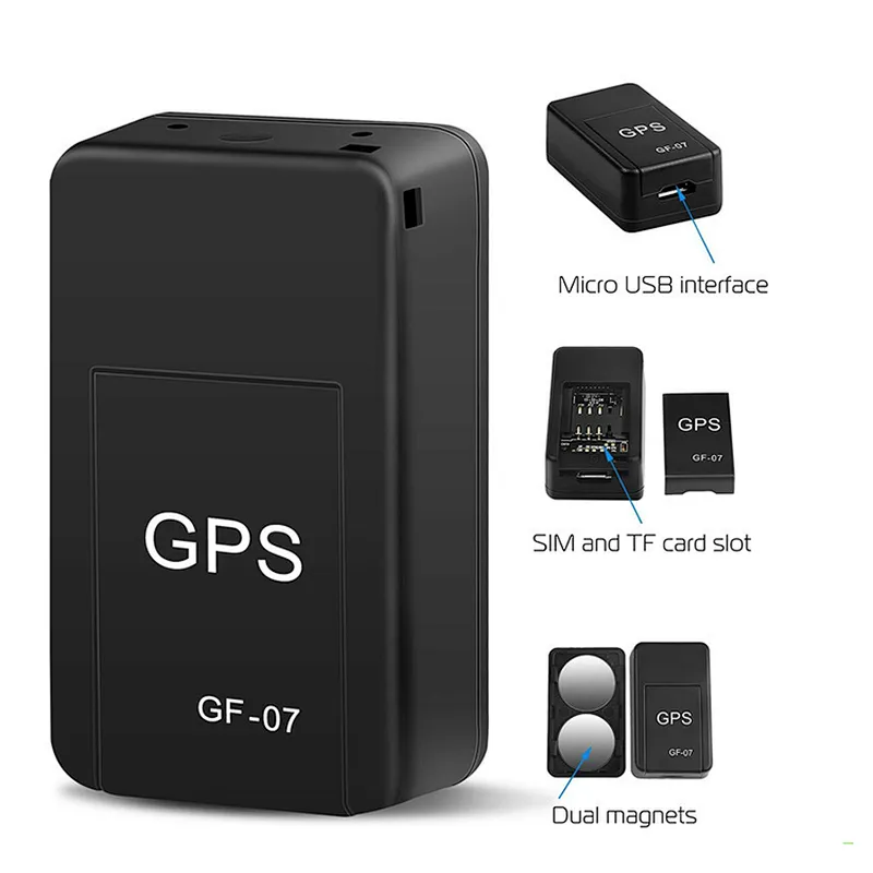 Amazon Hot Selling GPS Mini Tracker Anti Theft Real Time Mini GPS GF07 For Kids Hidden Voice Recorder GPS Tracker