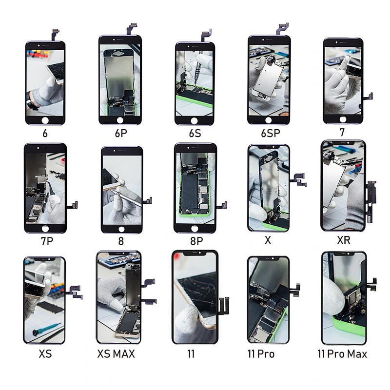 Original Touch Screen For iphone 5 6 7 8 Plus se LCD Screen OEM Replacement For iphone x xr xs max 11 12 pro LCD Display Screen