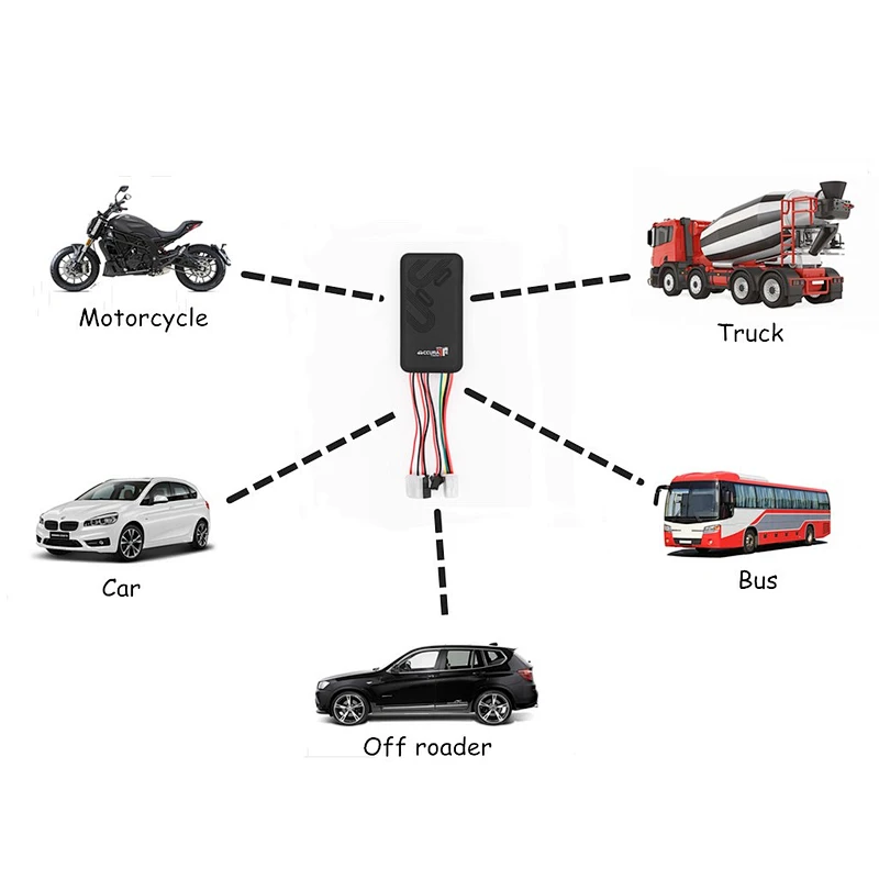 Good price high quality real time vehicle gps tracker Motorbike  anti-jamming  tracking device  GT06 gps tracker