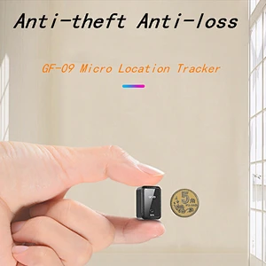 Multiple Power Saving Modes GPS Tracker Device The Smallest Real Time  Mini GPS Tracker GF-09
