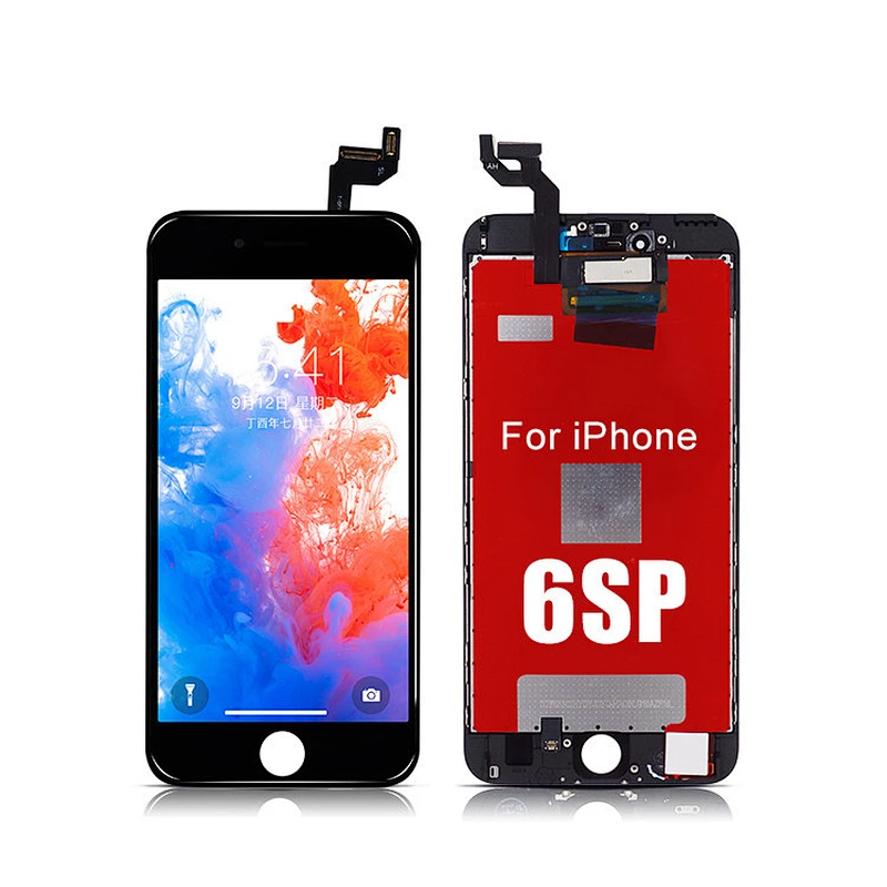 Factory customized size high quality mobile phone screen LCD display for iPhone 6S Plus