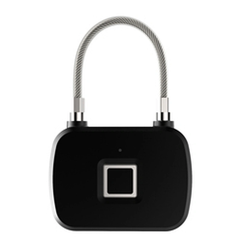 2019 New arrival L13 waterproof Electronic smart door lock fingerprint bike lock fingerprint padlock for luggage keyless