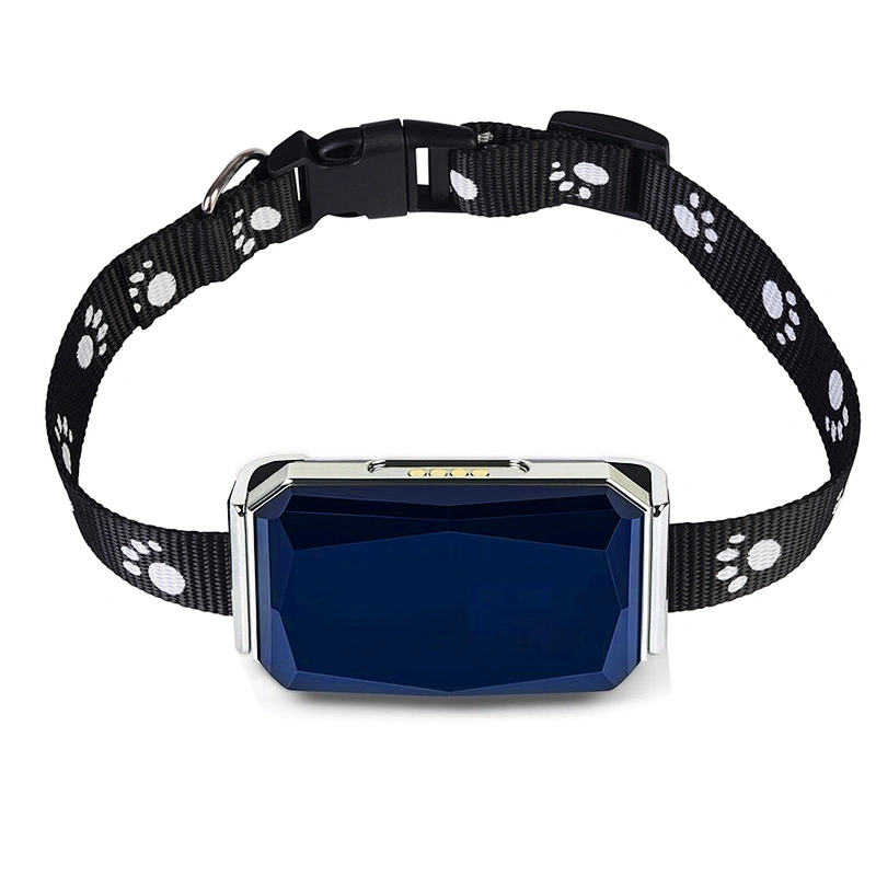 Hot Selling Leather Pet Collars 800 mA Mini Pet Tracker GPS Tracking Positioning Device GSM G12P Durable Waterproof Safe Pet GPS