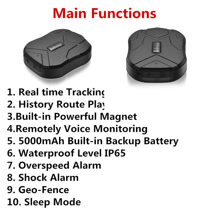Wholesale GPS Tracker TK905 5000mAh 3G Vehicle gps tracker Waterproof Magnet Voice Monitor