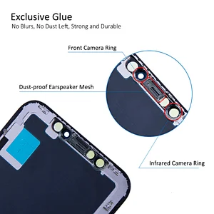 Mobile Phone Screen LCD OEM TFT LCD for iPhone X LCD Display Touch Screen With Digitizer Replacement Soft Hard OLED Repair Parts