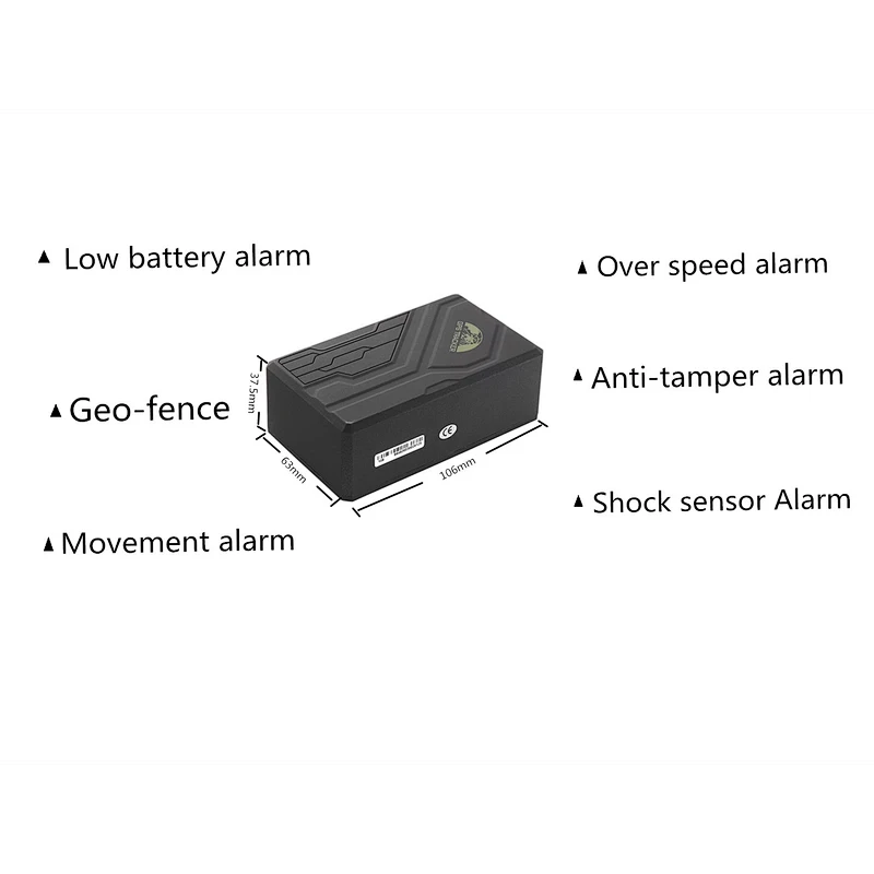 Original GPS Asset Tracker Strong Magnetic Gps108A 10000mah Truck / Container Long Standby Tracker