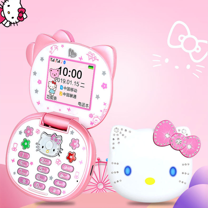 Hot Sale K688+ Flip Mobile Phone For Kids Mini Cute Phone For Christmas Birthday Gift