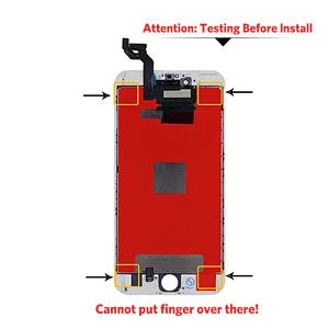 Factory customized size high quality mobile phone screen LCD display for iPhone 6S Plus
