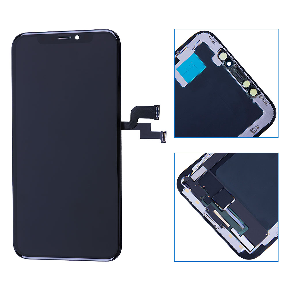 Mobile Phone Screen LCD OEM TFT LCD for iPhone X LCD Display Touch Screen With Digitizer Replacement Soft Hard OLED Repair Parts
