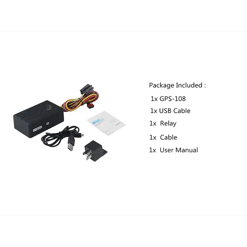 Cheap Portable strong magnetic gps tracker GPS108 built in battery 10000 Mah locator hidden car GPS tracking device