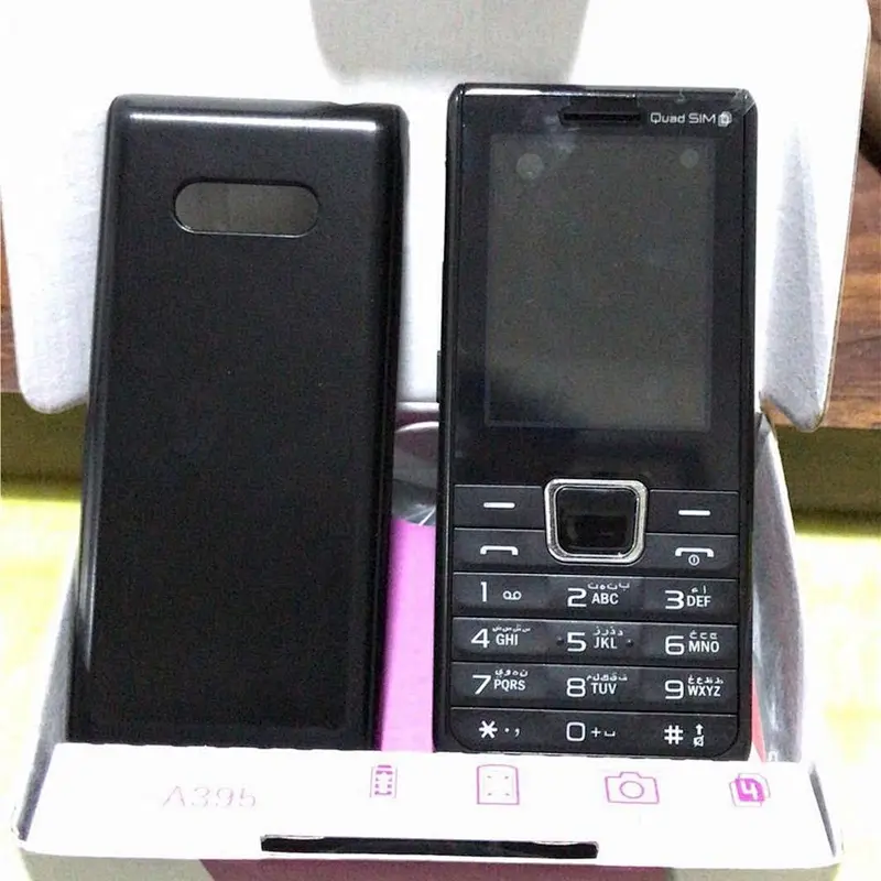 2.2 inch quad band Quad sim card cheap mobile A395 model for LG