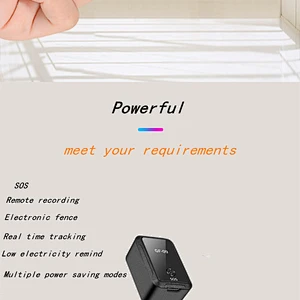Multiple Power Saving Modes GPS Tracker Device The Smallest Real Time  Mini GPS Tracker GF-09