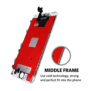 Factory customized size high quality mobile phone screen LCD display for iPhone 6S Plus