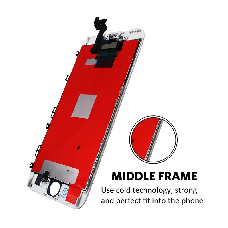 Factory customized size high quality mobile phone screen LCD display for iPhone 6S Plus