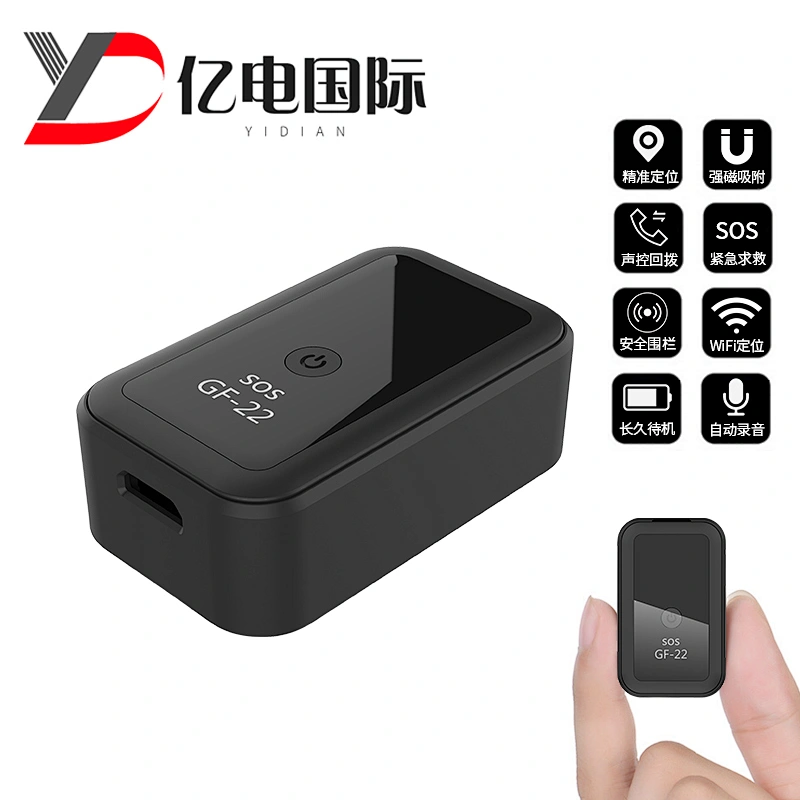 GF-22 Mini GPS Tracker Voice Recorder Audio Recording GPS Device GPS/WiFi/LBS /APP/SOS  Locator