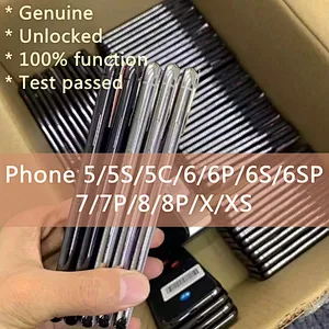 Wholesale used phones bulk A stock IOS smart phone unlocked Original for Iphone 5 6 6s 6p 6sp 7 7p 8 8p X