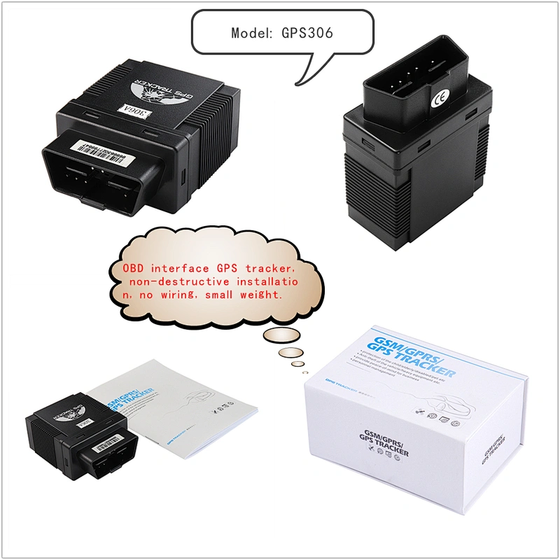 mini size gps 306 obd tracking for car vehicle track with voice monitor