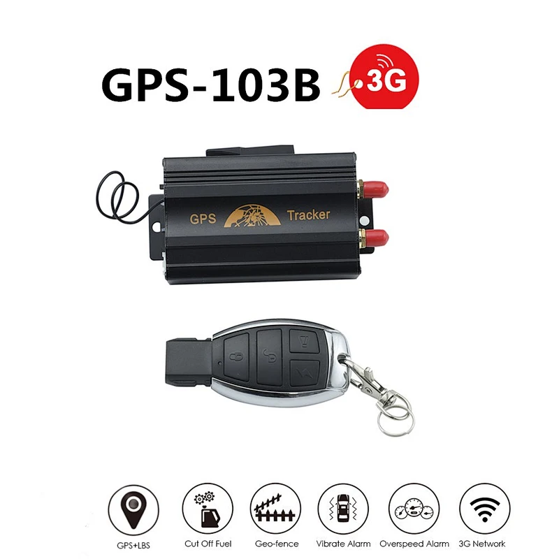 Amazon Hot Sell Coban 3G GPS 3G 103B TK 103 Car GPS Tracker With Shock Sensor / Door Open Alarm System