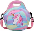 Lightweight Neoprene Lunch Box Bag Insulated Box Bags For School Children Kids With Detachable Adjustable Shoulder Strap